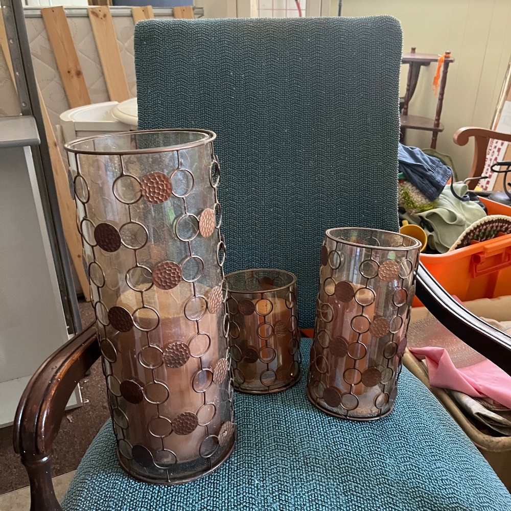 Candle holder and candles